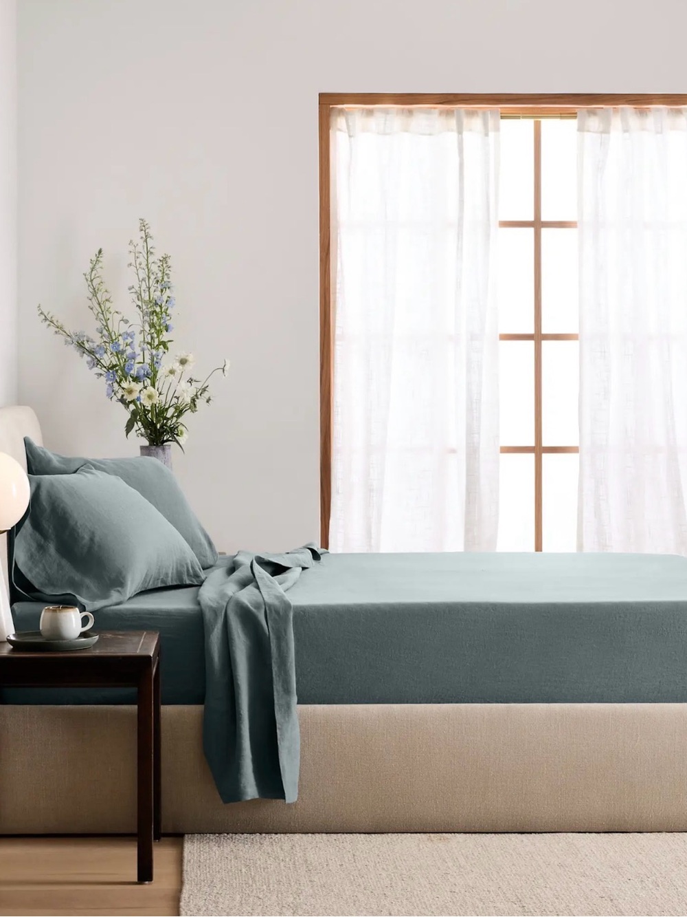 Ocean Linen Queen Flat & Fitted Sheets (no pillowcases) - Retail $144